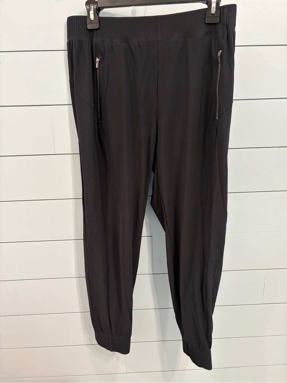 Athleta Black Cosmic Jogger Pants with Zip Pockets